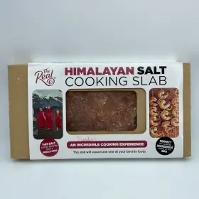 The Real Co 819867010196 Himalayan Pink Salt Cooking Slab Single Origin Natural New Sealed