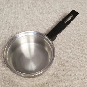 Tc101 Thermo-core Temp-tone 6 3/4 Inch Sauce Pan Thermium Stainless Steel No Lid Vtg