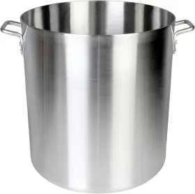 Alsksp010 Thunder Group 80 Quart Aluminum Stock Pot Silver Quarts