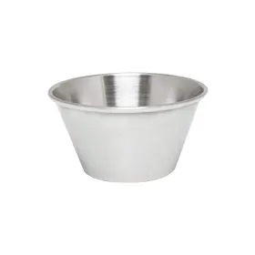 Slsa003 Thunder Group Sauce Cup 3 Oz. 2-3/4 Inch Dia X 1-3/10 H .4mm Thick Round Stainless