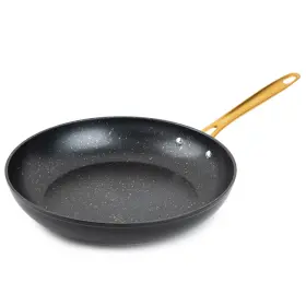 Thyme & Table 848974277949 And Non-stick 12 Inch Signature Fry Pan Black Gold