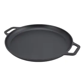 Tita-dongs0zq2nxbo540694-11 Tita-dong Large Cast Iron Skillet Double Handle Pancake Flat Frying Pan Prevent Stick