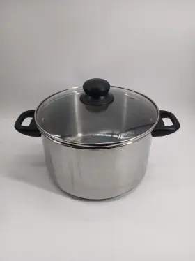 10978 Tools Of The Trade Basics 6.5 Quart Cooking Stock Soup Pot With Lid Preowned