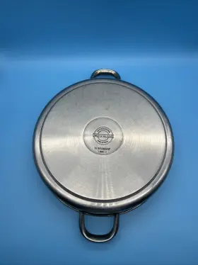 1108 Tools Of The Trade 12 Inch Double Oven Safe Skillet 5 Quart Stainless Steel No Lid