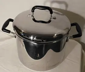 30478 Tools Of The Trade 8 Quart Ss Stockpot Cookware Bonded Induction Base Exc