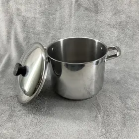 70828 Tools Of The Trade Stockpot 5 Quart Stainless Steel Double Handle With Lid
