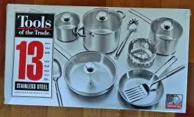 Tools Of The Trade 733003113124 Stainless Steel 13 Pc Cookware Brand New Sealed Free Shipping