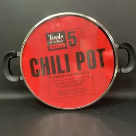 Tools Of The Trade 766360253806 - 5 Quart Nonstick Chili Pot Gray With Lid New