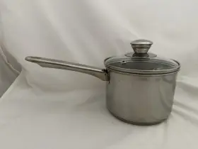 Hr10916 Tools Of The Trade Sauce Pan 1.5 Quart Stainless Steel And Glass Lid