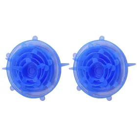 Lsw-sp-2405015e5 Tophomer 12 Packs Silicone Stretch Round Lids Set Of 6 Sizes Reusabke Sturdy Container