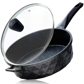 66084747 Toutrop Nonstick Deep Frying Pan Skillet With Lid 12 Inch Large 5 Quarts Sa