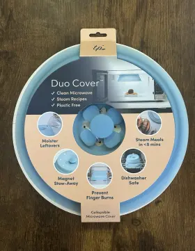 Tp 716573193857 Duo Cover Microwave Collapsible Steamer Silicone No Plastic