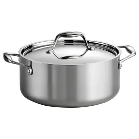 16901046 Tramontina Gourmet Tri-ply Clad Induction-ready Stainless Steel 5 Quart Covered