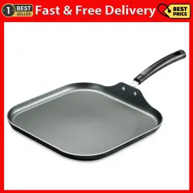 Tramontina 313034863856 Primaware 11 Inch Non-stick Steel Gray Square Griddle
