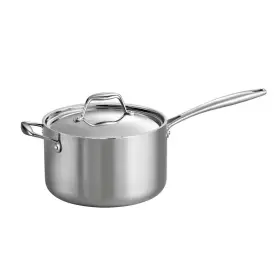 Tramontina 313086792777 Signature 4 Quart Tri-ply Clad Stainless Steel Sauce Pan With Lid