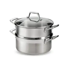Tramontina 523ds Gourmet 5-quart Steamer Set Tri-ply Base Stainless Steel Dutch Oven