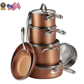 Tramontina 705353690341 11-piece Nonstick Cookware Set Choose Color