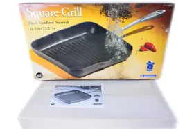 760728 Tramontina Black Square Grill Non Stick Coating Nsf Compliant Cookware