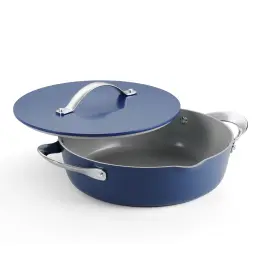 076ds Tramontina 80110/076ds Fiora 4.25-quart Multipurpose Ceramic Non Stick Cooking Pan With L