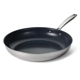 131ds Tramontina 80116/131ds Signature 12-inch Tri-ply Clad Stainless Steel Large Frying Pan With Ceramic