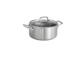 Tramontina 80116025ds Big Sale 5 Quart Tri-ply Clad Stainless Steel Covered Dutch Oven