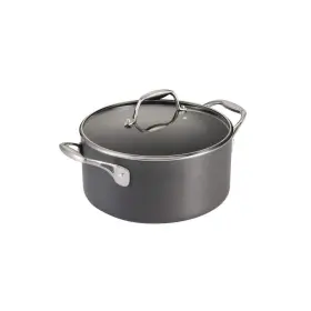 076ds Tramontina 80123/076ds Covered Dutch Oven With Glass Lid 5 Quart Nonstick Hard-anodized Aluminum