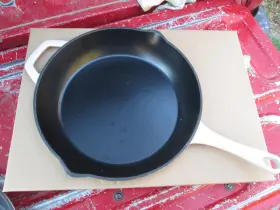 277ds Tramontina 80131/277ds 2 Cast Iron Skillets Set 9 Inch 12 Frying Pans Non Stick Enamel Coating