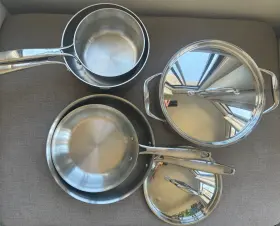 80154 Tramontina 80154/522 Triply Clad Premium Stainless Steel 7-piece Cookware Set