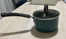 Co419 Tramontina 20cm Saucepan With Tempered Glass Lid 2 Quart Nonstick Blue