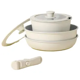 Sets-3pcs-removable Umetre Pots And Pans Set Nonstick Detachable Handle Cookware Induction Ki
