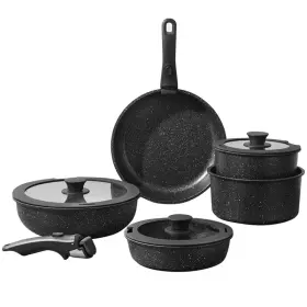 Sets-5pcs-removable Umetre Pots And Pans Set Nonstick Detachable Handle Cookware Induction Kitchen