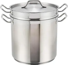 Usa 445057481427 16 Quart S/s Double Boiler With Cover