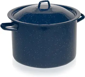 C20666-1063310w Usa 6.0 Quart Enamel Stock Pot Blue