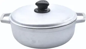 Gau-80503 Usa 2.6 Quart Traditional Natural Made In Colombia Caldero With Lid For Cooking And