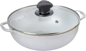 Gau-80523 Usa 2.6 Quart Basic Caldero With Glass Lid - 22cm
