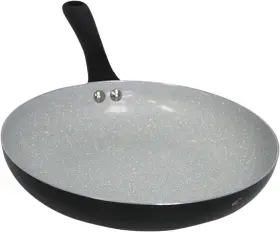 Imu-22086 Usa 9.5 Inch Premier Ceramic Nonstick Fry Pan With Cool Touch Handle Matte Black
