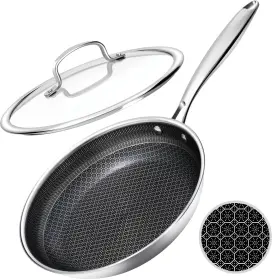 Useluck 850077944789 Nonstick Frying Pans With Lid 12 In/glass Stainless Steel