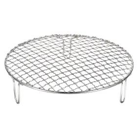 Uxcell 634149156733 Round Cooking Rack 7.9 Inch Stainless Steel Cross Wire Barbecue Grill 50mm Legs