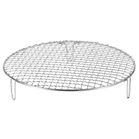 Uxcell 634149156795 Round Cooking Rack 11.6 Inch Stainless Steel Cross Wire Barbecue Grill 50mm Legs
