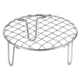Uxcell 634149156849 Round Cooking Rack 5 Inch Stainless Steel Cross Wire Barbecue Grill 50mm Legs