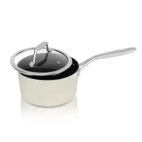 Valencera 805651003651 Techef Collection 2-quart Ceramic Nonstick Saucepan With Glass Li
