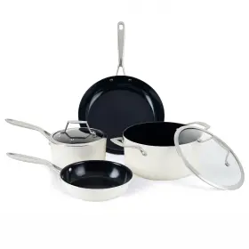 Vc6p Valencera Techef Collection Ceramic Nonstick Cookware Set Free Of Pfas Ptfe