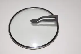 Fl26-mbk-pb-l Vermicular Frying Pan With Glass Lid 26cm Premium Black Japan