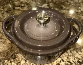 Mbk14r Vermicular Cast Iron Enamel Pot 14cm Discontinued Brown Waterless Cooking Nwob