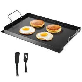 Vevor 197988508809 24x16 In Flat Top Griddle Carbon Steel Universal Bbq Grill Pan Cookware
