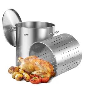 Syjhtg64qtlj4hb0l Vevor 64 Quart Stainless Steel Stockpot Cooking Kitchen Sauce Pot With Basket Lid