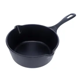 Sau-232 Victoria Cast Iron Saucepan Melting Pot Made In Colombia 2qt