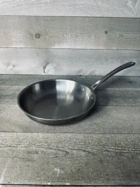 129384 Viking Skillet 10 Inch Fry Pan 3 Ply 18/8 Stainless Steel Aluminum Core Cookware
