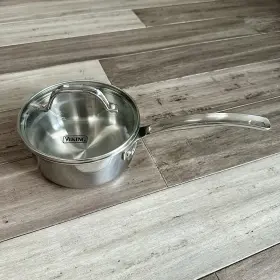 32621-cax Viking 1.5 Quart Sauce Pan With Glass Lid 3-ply Stainless Steel Aluminum Core