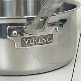 40011-3003 Viking 3 Quart Saucepan 3-ply 304 Stainless Steel Induction Gas Electric Ceramic